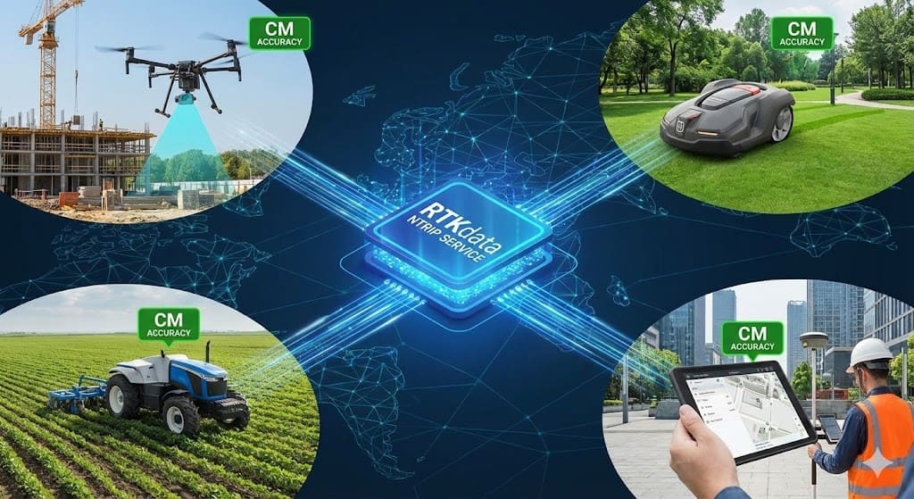 NTRIP RTK Service: Centimeter-Level Accuracy for Everyone