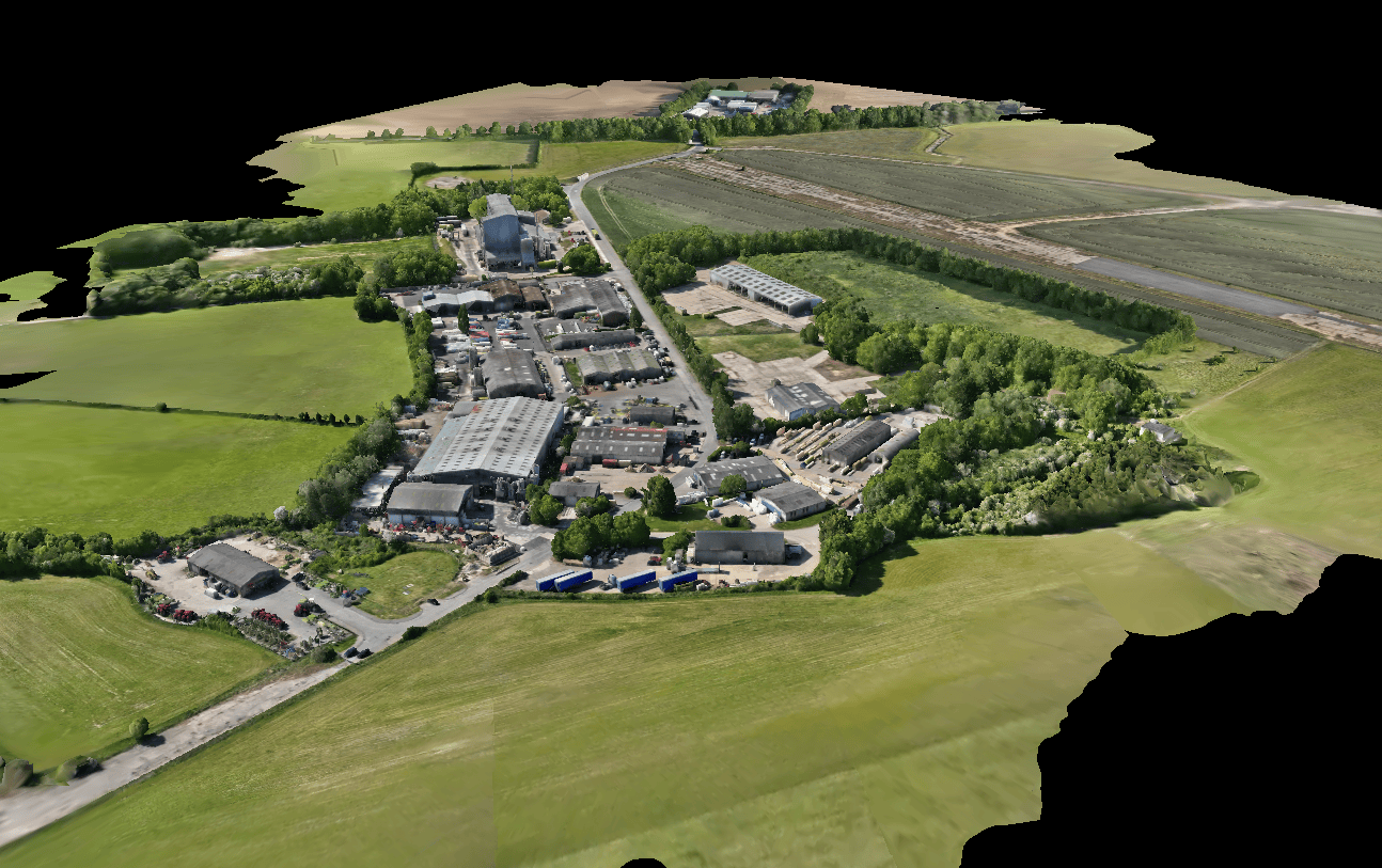 3D model of industrial estate for redevelopment planning