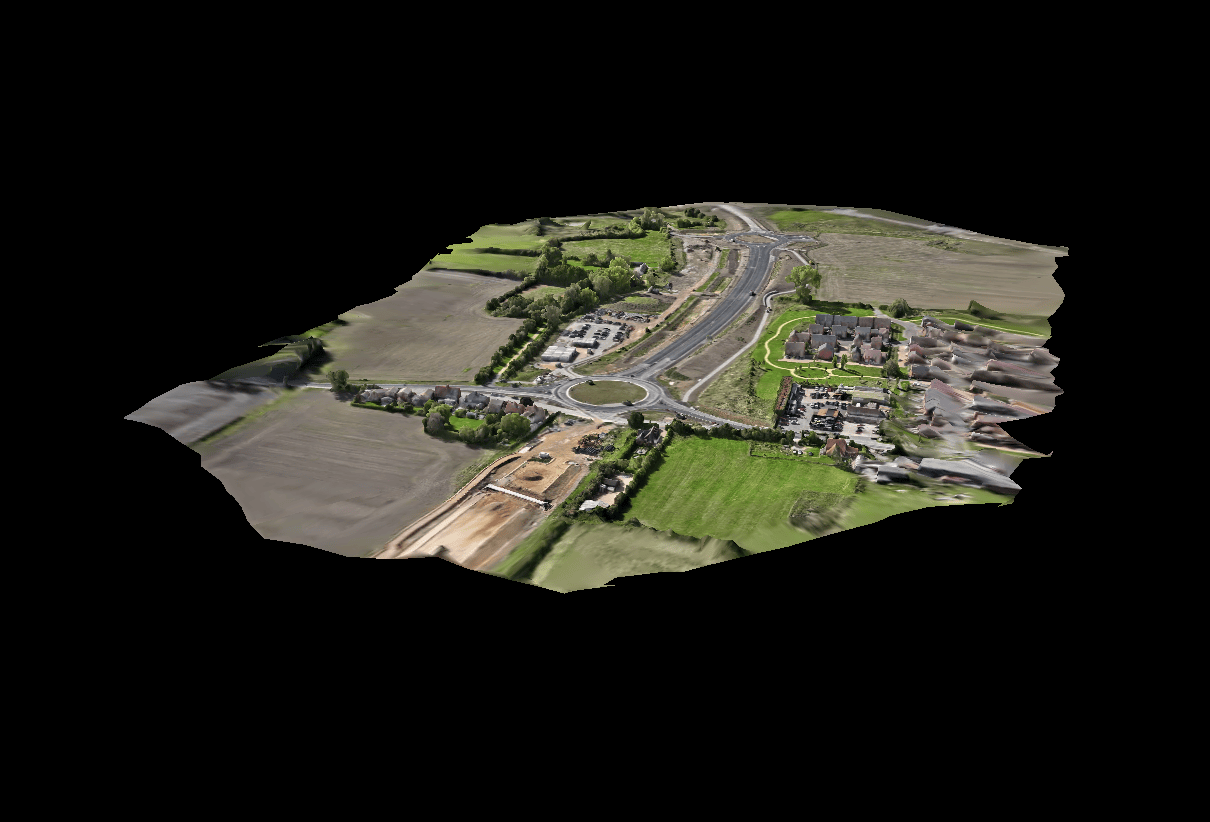 3D model of SEALR road infrastructure project from RTK drone survey